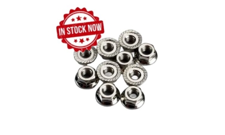 Tuercas con brida Traxxas de 4 mm (10pcs) TRX6135