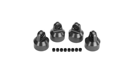 Tapas de amortiguador Traxxas aluminio (anodizado gris) amortiguadores GTX TRX7764-GRAY