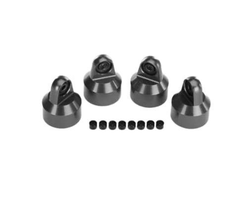 Tapas de amortiguador Traxxas aluminio (anodizado gris) amortiguadores GTX TRX7764-GRAY