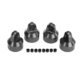 Tapas de amortiguador Traxxas aluminio (anodizado gris) amortiguadores GTX TRX7764-GRAY