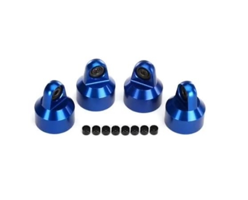 Tapas de amortiguador Traxxas aluminio (anodizado azul) amortiguadores GTX TRX7764A