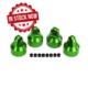 Tapas de amortiguador Traxxas aluminio (anodizado verde) amortiguadores GTX TRX7764G