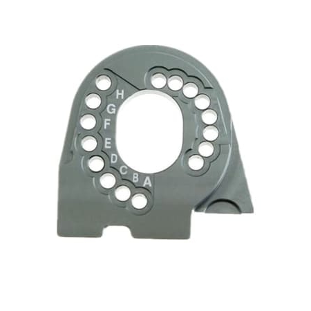 Bancada de motor aluminio Gris para Traxxas TRX4 TRA8290Y