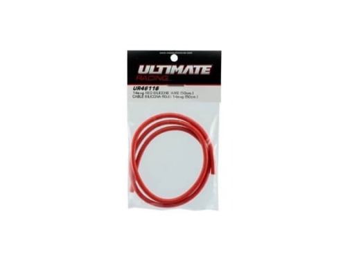 Cable de silicona Rojo Ultimate 14AWG 50cm UR46116