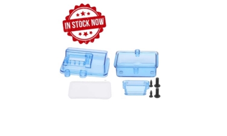 Caja receptor transparente para coches 1/10