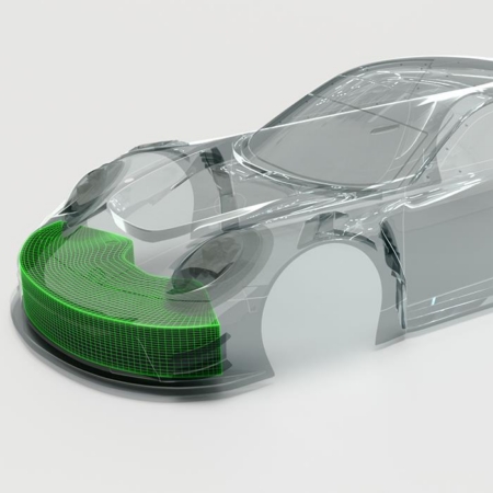 Espuma de parachoques delantero P-GT3R ARRMA carrocería