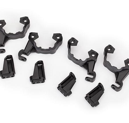 Soportes de amortiguador (marco, izquierdo (2), marco, derecho (2))/soportes de portal (1 de cada uno, delantero (, TRX8885