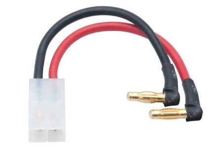 Cable adaptador para carcasa rígida de LiPo LRP (conector macho de 4 mm a Tamiya 90d, 65838)