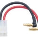 Cable adaptador para carcasa rígida de LiPo LRP (conector macho de 4 mm a Tamiya 90d, 65838)