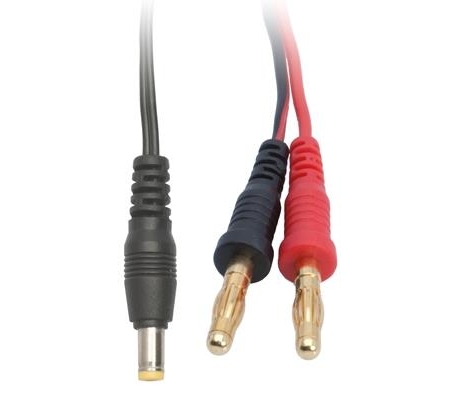 Cable adaptador LRP - conector macho de 4 mm para transmisor LRP/Universal, 65842