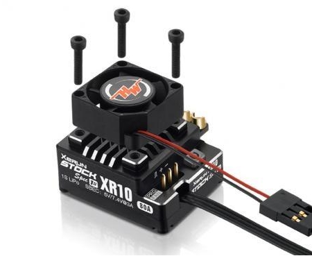 Hobbywing XeRun XR10 PRO-STOCK SPEC-1S V4 ESC, 80 A, Negro, HW30112751