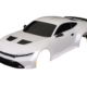 Carrocería, Ford Mustang, completa (blanca) (pintada, calcomanías aplicadas) (incluye espejos laterales, alerón, rejillas, ventilaciones y montaje sin clip)