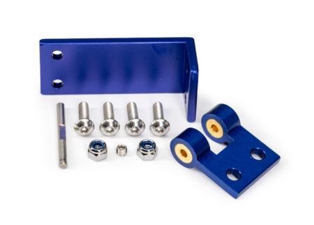 Soporte de timón, aluminio/pasador de bisagra/4 x 14 mm BCS (acero inoxidable) (4)/ NL 4.0 (2)/ 4 x 3 mm GS (acero inoxidable, con fijador de roscas) (1)