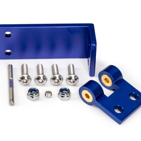 Soporte de timón, aluminio/pasador de bisagra/4 x 14 mm BCS (acero inoxidable) (4)/ NL 4.0 (2)/ 4 x 3 mm GS (acero inoxidable, con fijador de roscas) (1)