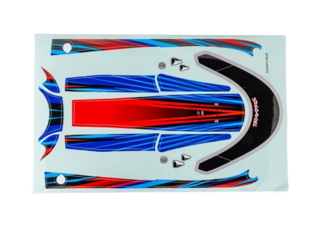 Juego de calcomanías para escotilla (azul) (impermeable) (para Disruptor)