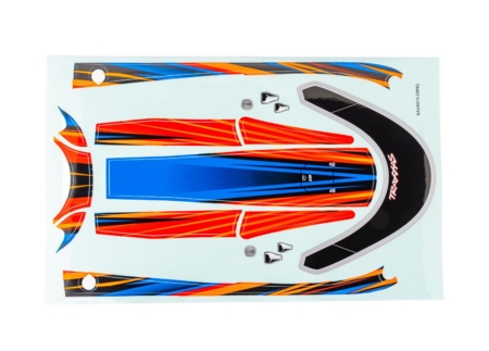 Juego de calcomanías para escotilla (naranja) (impermeable) (para Disruptor)