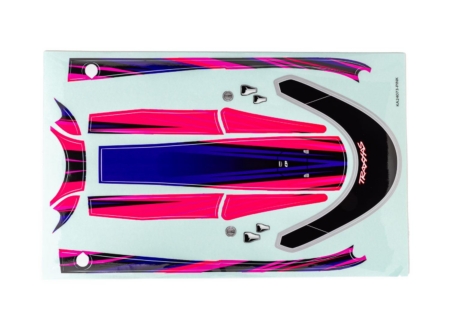 Juego de calcomanías para escotilla (rosa) (impermeable) (para Disruptor)