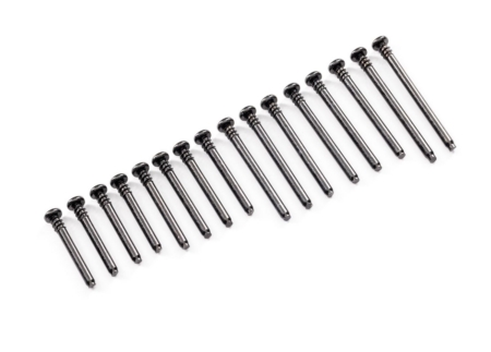 Juego de pasadores de tornillo de suspensión, delantero o trasero, 3 x 40 mm (4), 3 x 32 mm (4), 3 x 28 mm (4), 3 x 46 mm (2)