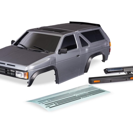 TRX-4 Nissan Pathfinder carrocería plateada