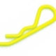 Clip para cuerpo 1/8 amarillo fluorescente (6), RS026Y