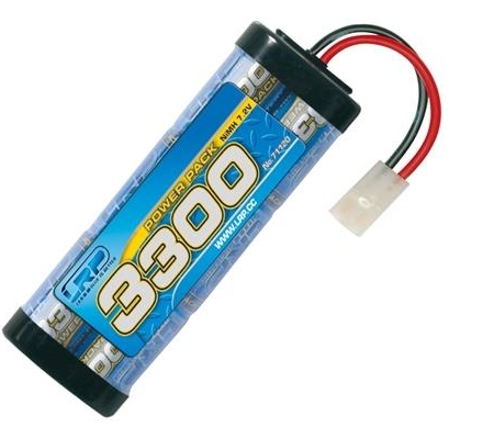 LRP Power Pack 3300 - 7,2 V - Pack de baterías NiMH de 6 celdas, 71120