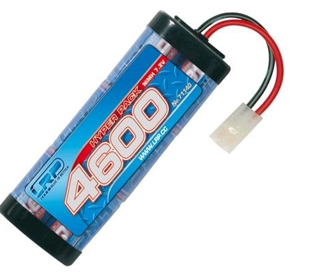 LRP Hyper Pack 4600 - Batería de NiMH de 6 celdas y 7,2 V, Tamiya, 71140