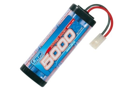 LRP Hyper Pack 5000 - Batería de NiMH de 6 celdas y 7,2 V, Tamiya, 71145