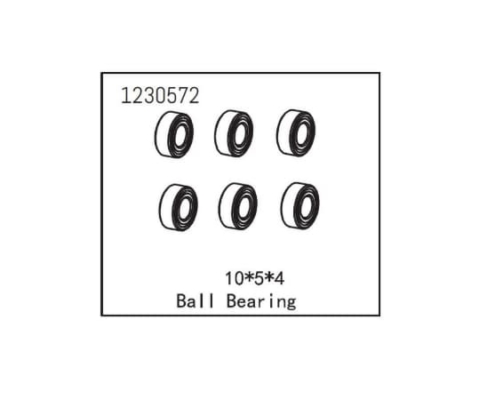 Rodamiento de bolas Absima 10x5x4 1230572