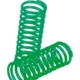 Muelle de amortiguador delantero verde (duro), 112369