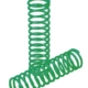 Muelle de amortiguador trasero verde (duro), 112370