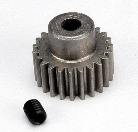 Engranaje, piñón de 23 dientes (paso 48) / tornillo de fijación, TRX2423