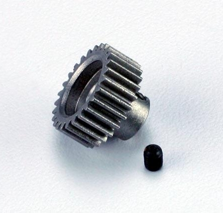 Engranaje, piñón de 26 dientes (paso 48)/tornillo de fijación, TRX2426