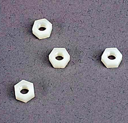 Tuercas de rueda de nailon de 4 mm (4), TRX2447