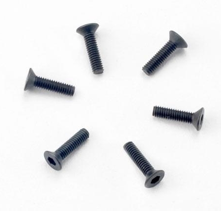 Tornillos de cabeza avellanada de 2,5 x 10 mm (impulso hexagonal) (6), TRX2523