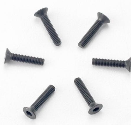 Tornillos de cabeza avellanada de 2,5 x 12 mm (impulso hexagonal) (6), TRX2526