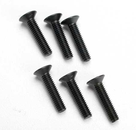 Tornillos de cabeza avellanada de 4 x 18 mm (impulso hexagonal) (6), TRX2547