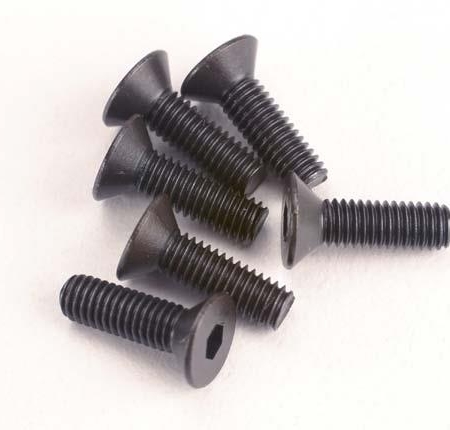 Tornillos, máquina avellanada de 3 x 10 mm (6) (impulso hexagonal), TRX2551