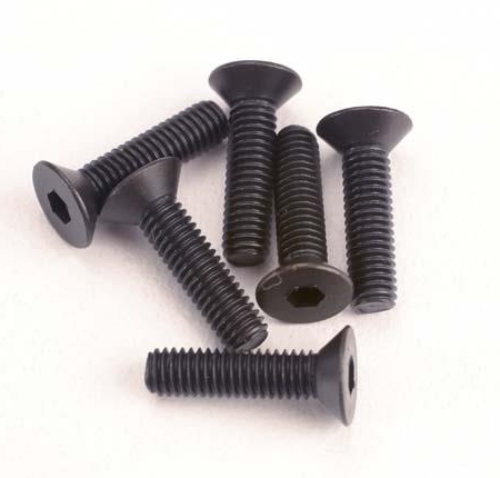 Tornillos, máquina avellanada de 3 x 12 mm (6) (impulsión hexagonal), TRX2552