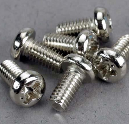 Tornillos de cabeza redonda de 3 x 6 mm (6), TRX2558