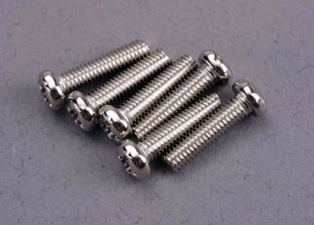 Tornillos de cabeza redonda de 3 x 12 mm (6), TRX2561