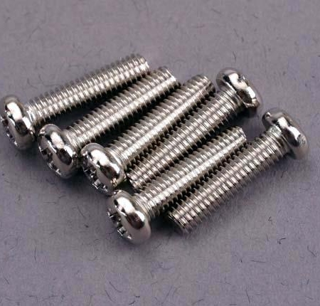 Tornillos de cabeza redonda de 3 x 12 mm (6), TRX2561