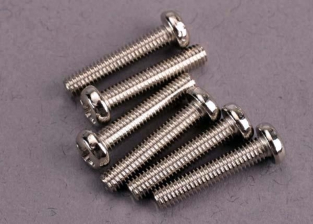 Tornillos de cabeza redonda de 3 x 15 mm (6), TRX2563