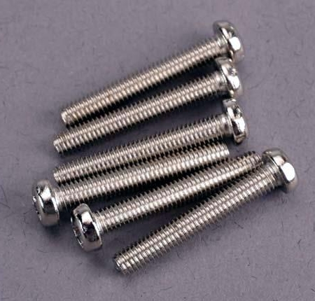 Tornillos de cabeza redonda de 3 x 20 mm (6), TRX2566