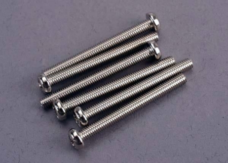 Tornillos, máquina de cabeza redonda de 3x30 mm (6), TRX2572