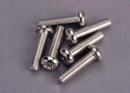 Tornillos de cabeza redonda de 4 x 15 mm (6), TRX2573