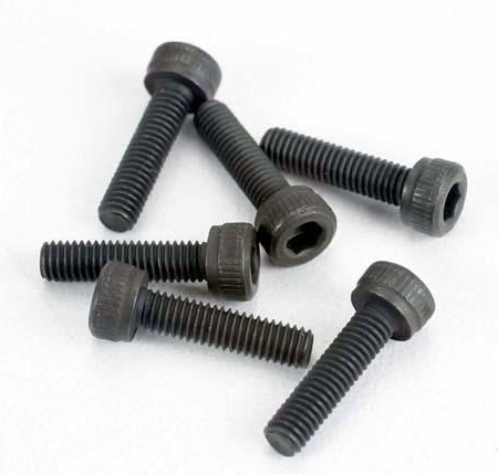 Tornillos de cabeza hueca, máquina de cabeza hexagonal de 3 x 12 mm (6) (TRX 2., TRX2584