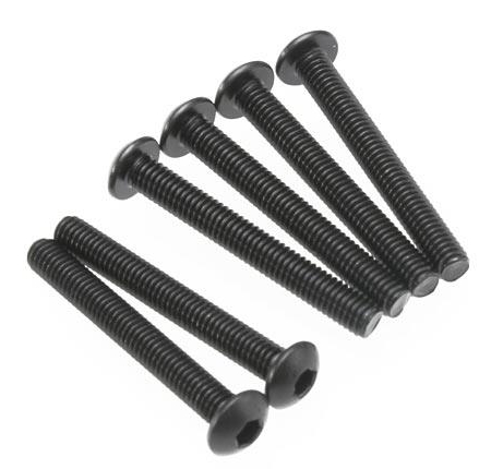 Tornillos, máquina de cabeza de botón de 3 x 23 mm (impulsión hexagonal) (6), TRX2591