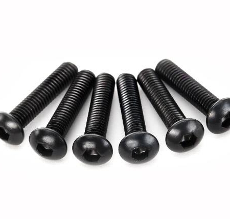 Tornillos, máquina de cabeza de botón de 3 x 14 mm (impulsión hexagonal) (6), TRX2593