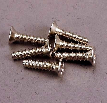 Tornillos autorroscantes avellanados de 3 x 12 mm (6), TRX2648