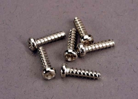 Tornillos autorroscantes de cabeza redonda de 2,6 x 10 mm (6), TRX2673